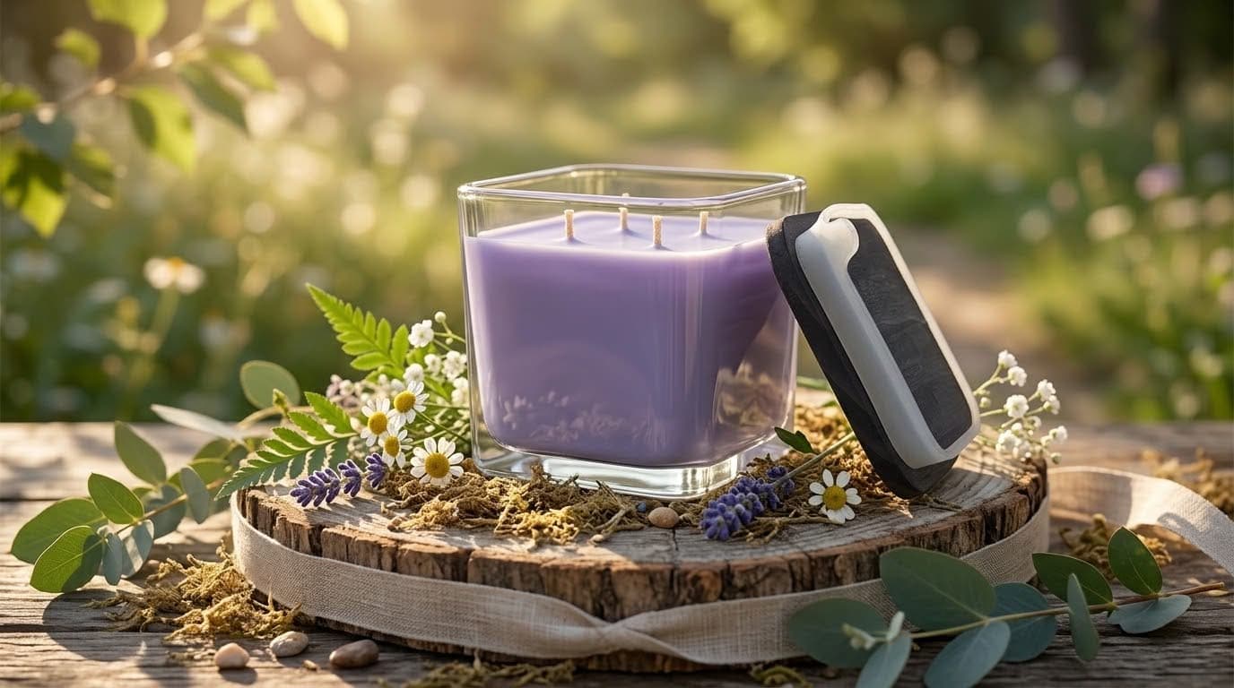 Sunlit Dahlia hand-poured candle